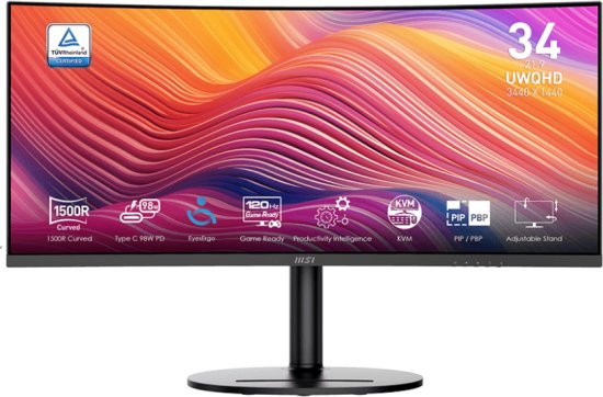 MSI Modern MD342CQP 34 UWQHD VA קעור 120Hz