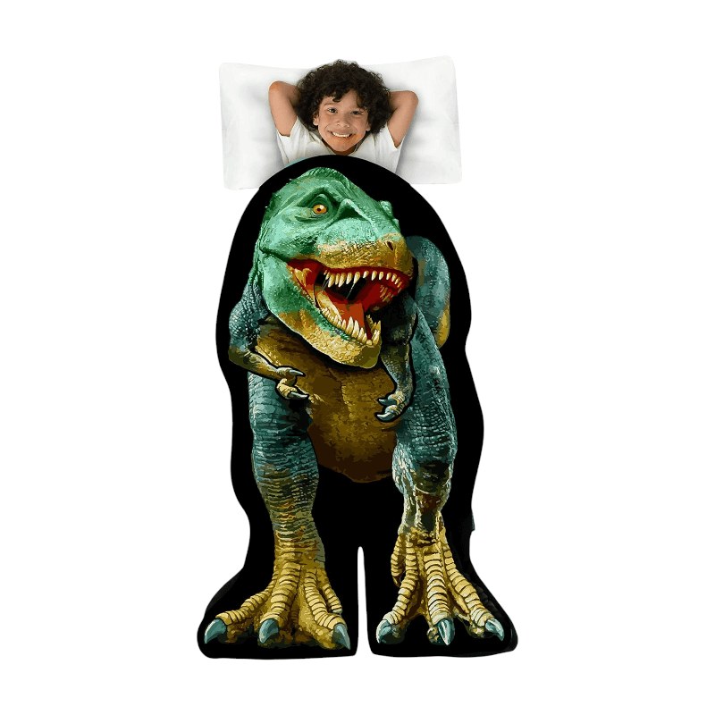 שמיכה לבישה דינוזאור Blankie Tails