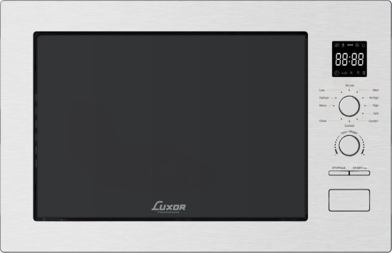 Luxor AHY27-E8I-SS מיקרוגל בנוי עם גריל 27 ליטר