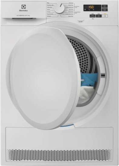 Electrolux GentleCare 600 EDH6181BM מייבש כביסה משאבת חום 8 ק״ג